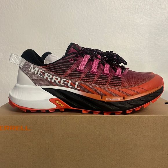 Last chance! Merrell Agility Peak 4 Tangerine/Fuschia Womens 7 NWT - Picture 2 of 8